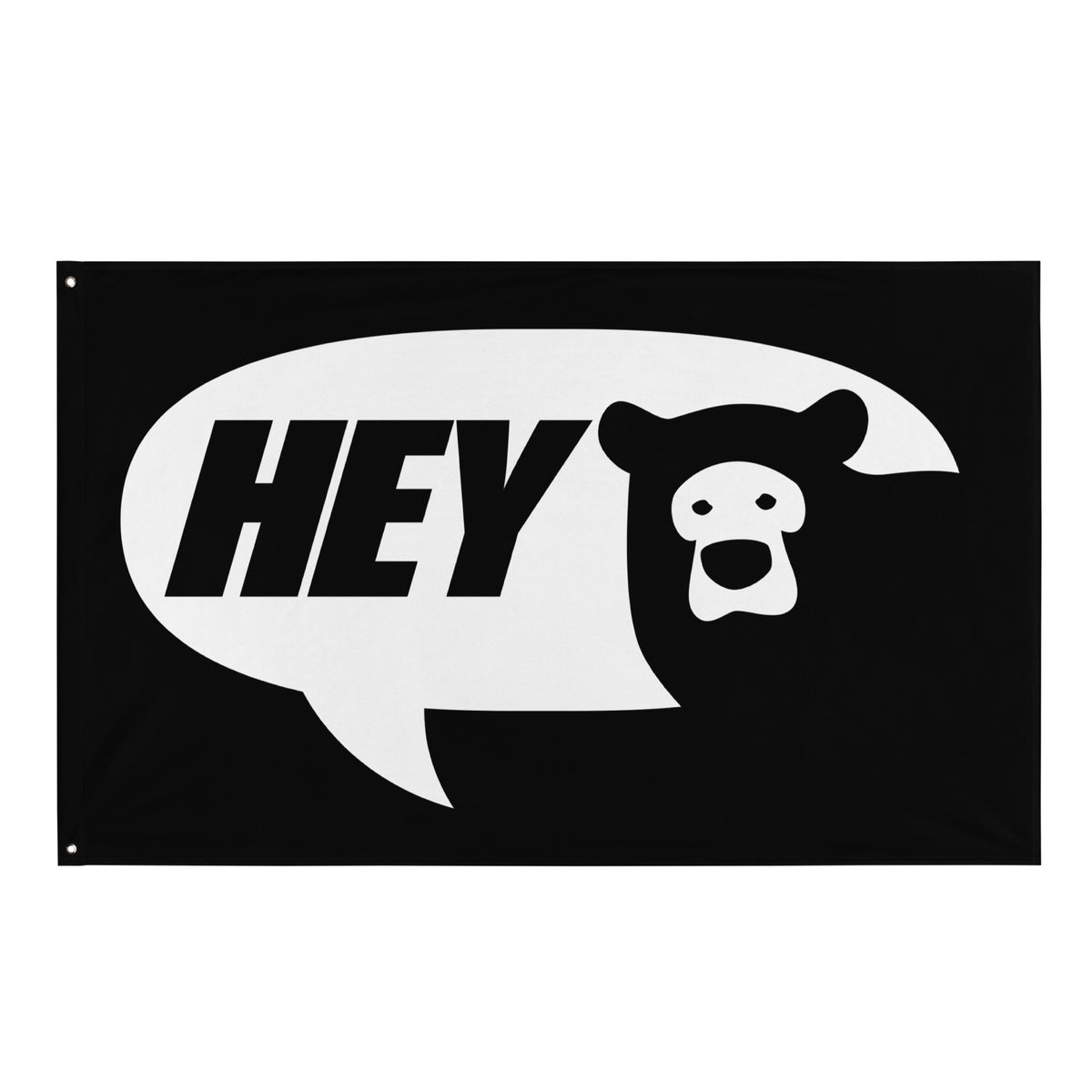 Hey Bear Sensory Classic Logo Flag