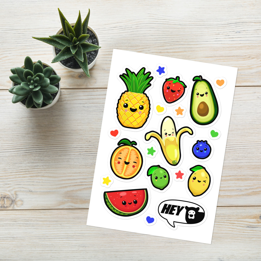 Smoothie Mix! Sticker sheet – Hey Bear Sensory